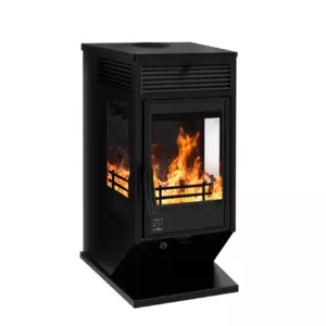 Печь-камин Hors 9 кВт Black Stove / 230 м3