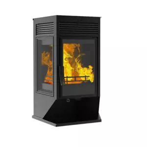 Печь-камин Hors 10 кВт Black Stove / 250 м3