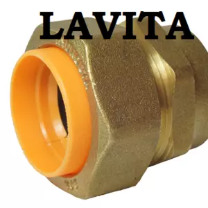 G-V/S (F) 15*1/2 муфта соединительная для газовых труб внутренняя резьба Lavita